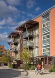 Streetscape, school square