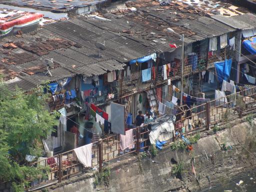 Existing slums in Mumbai
