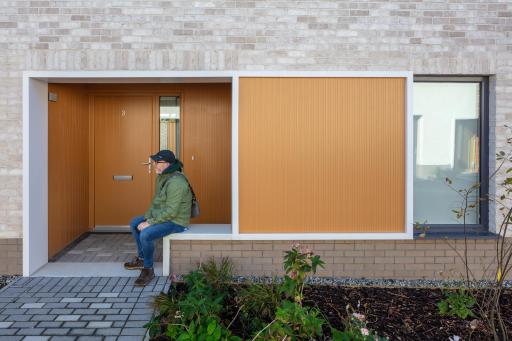 Entrance to new home 