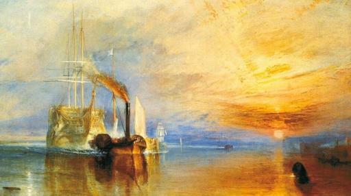 The Fighting Temeraire, J.M.W Turner, 1839 - The paint hues used in Turner's work provide inspiration for building detailing