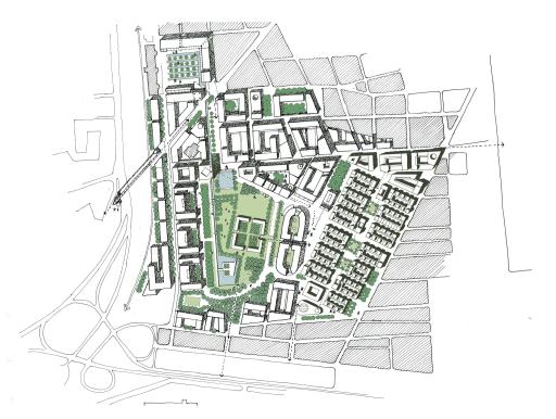 Masterplan concept sketch 